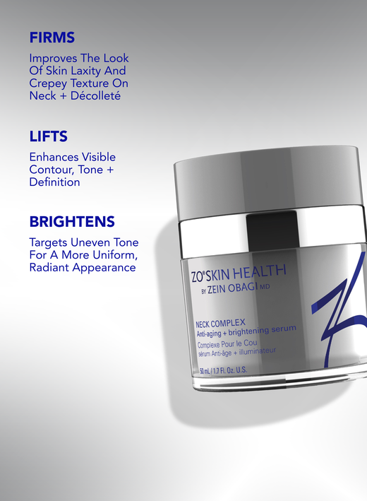 Neck Complex Anti-Aging + Brightening Serum – ZO Skin Health CA